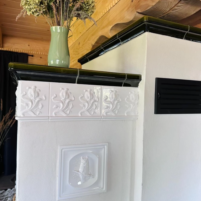 Kominek akumulacyjny narożny