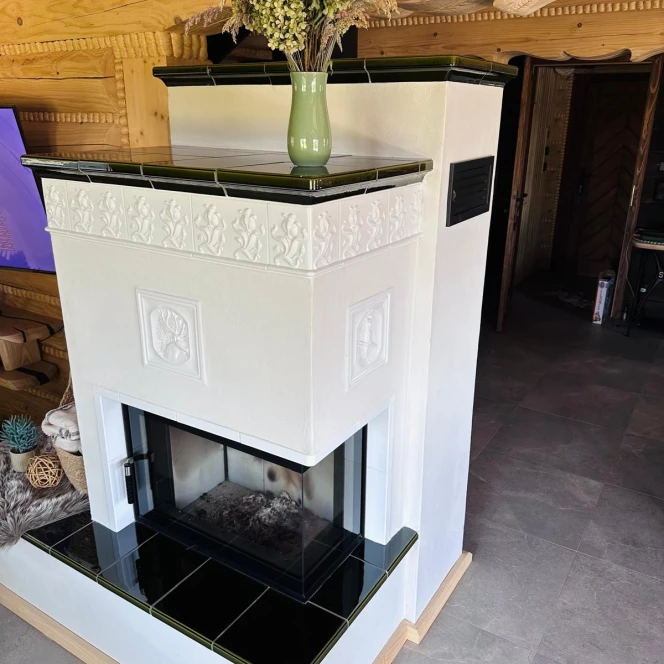 Kominek akumulacyjny narożny