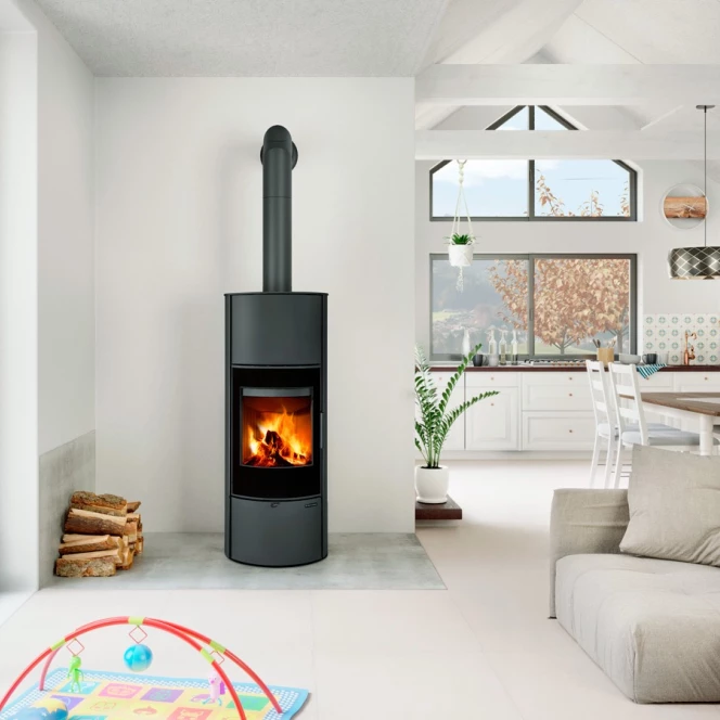 Piec kominkowy ROMOTOP LAREDO H AKUMULACYJNY