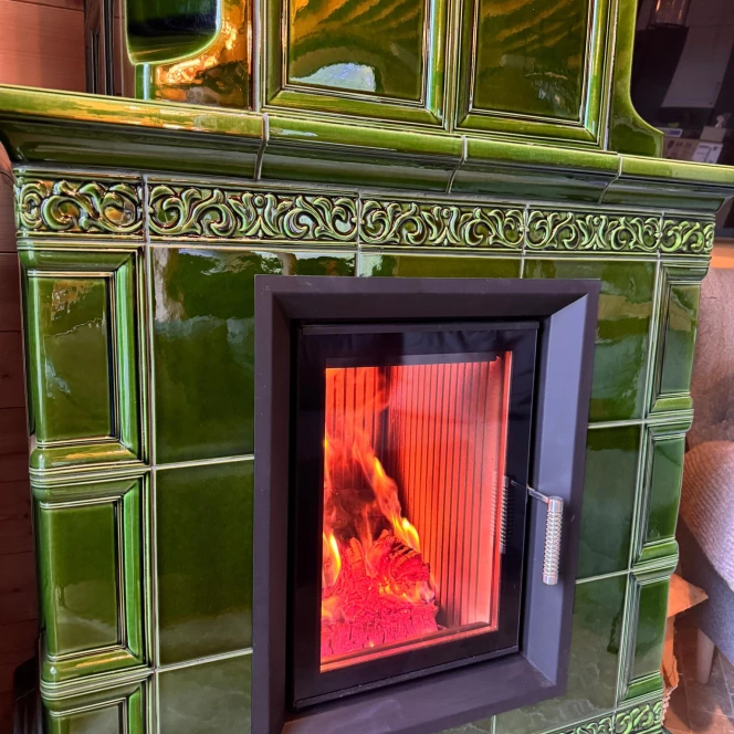 Piec kaflowy ZIELEŃ KARKONOSZY